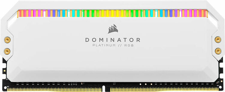 DDR4 Corsair Dominator Platinum RGB Blanc - 32 Go (4 x 8 Go) 3200 MHz - CAS 16 (image:4)