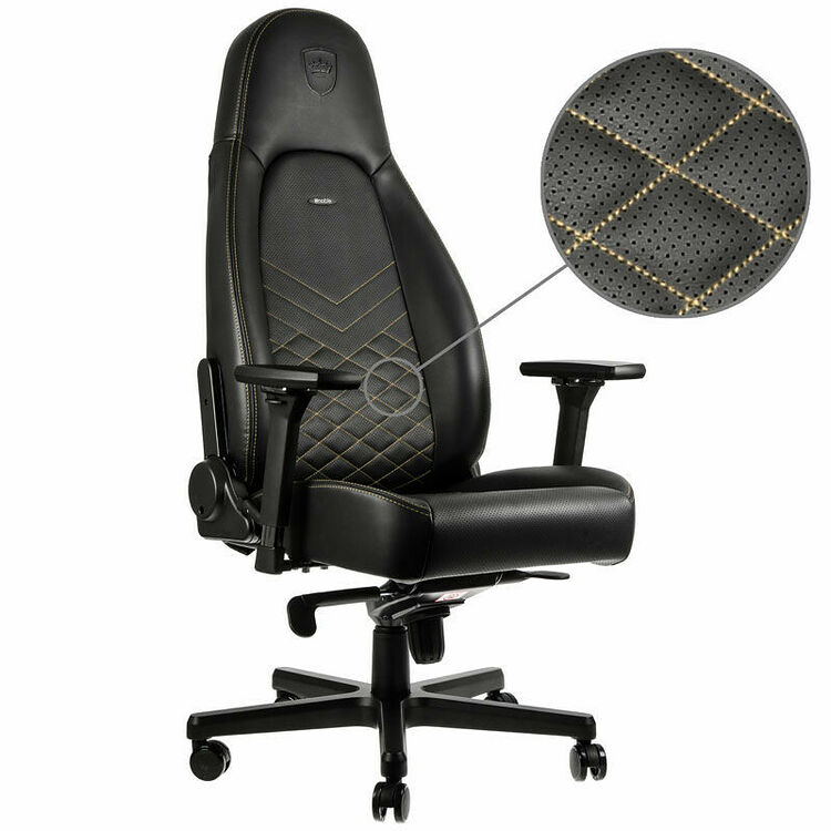 Noblechairs Icon - Noir / Or (image:3)