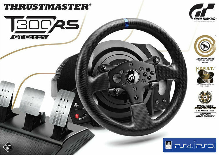 Kit Volant + Pédalier Thrustmaster T300 RS Gran Turismo Edition - PC/PS3/PS4  à prix bas
