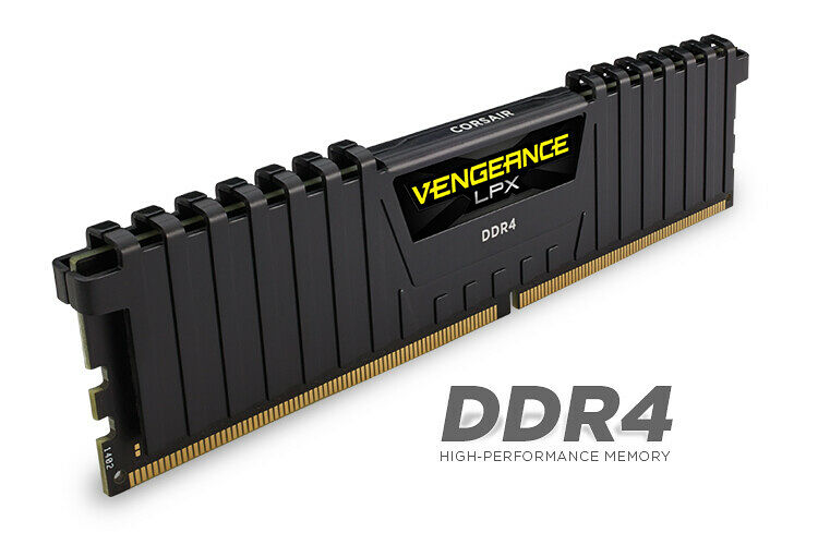 DDR4 Corsair Vengeance LPX Noir - 64 Go (4 x 16 Go) 3200 MHz - CAS 16 (image:2)
