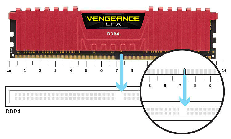 DDR4 Corsair Vengeance LPX Noir - 16 Go (2 x 8 Go) 2133 MHz - CAS 13 (image:3)