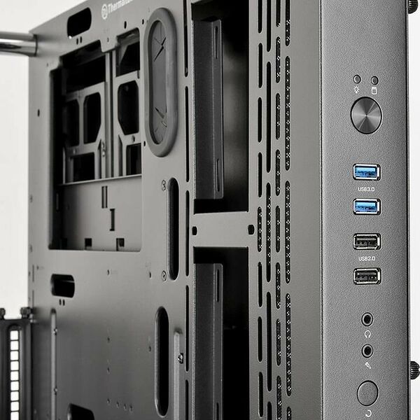 Thermaltake Core P3 Tempered Glass Curved Edition, Noir