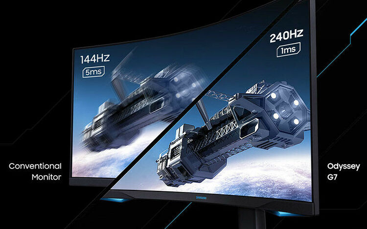 Samsung Odyssey G7 C27G75TQSP (dalle incurvÃ©e) (image:4)