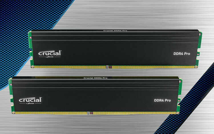 DDR4 Crucial PRO - 64 Go (2 x 32 Go) 3200 MHz - CAS 22 (image:2)