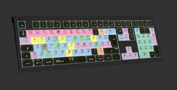 LogicKeyboard Final Cut Pro X - Mac ASTRA 2 Backlit Keyboard (AZERTY) (image:2)