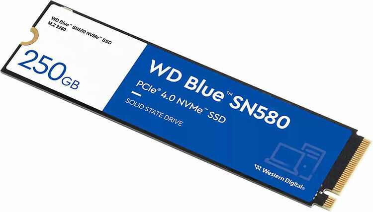 Western Digital SSD WD Blue SN580 250 Go (image:2)