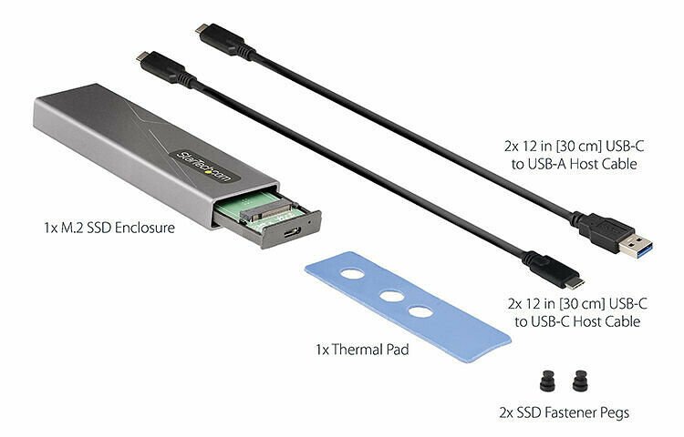 Startech boitier M2 NVME/SATA - USB (image:1)