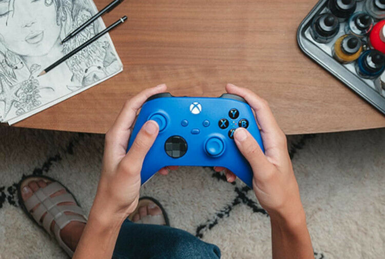 Microsoft Xbox Wireless Controller (Shock Blue) (image:2)
