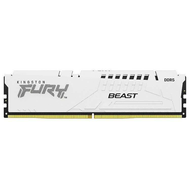 DDR5 Kingston Fury Beast Blanc - 32 Go (2 x 16 Go) 6000 MHz - CAS 40 (image:2)
