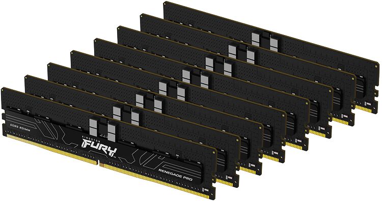 DDR5 ECC Kingston Fury Renegade Pro - 256 Go (8 x 32 Go) 6800 MHz - CAS 34 (image:2)