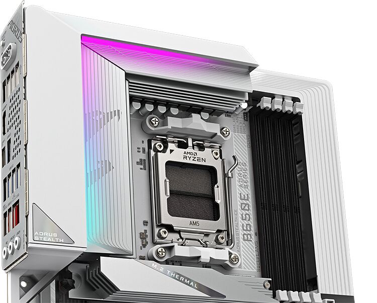 GIGABYTE B650E AORUS STEALTH ICE (image:4)