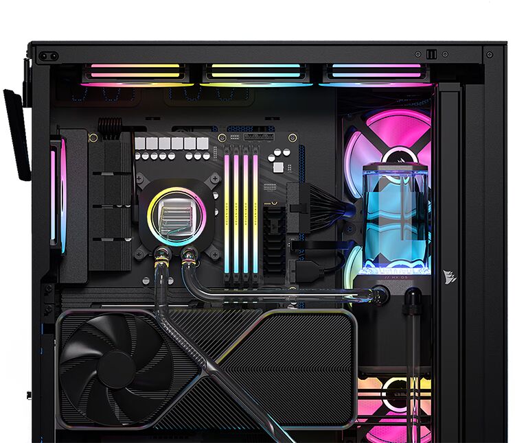 Corsair Hydro X iCue Link XH405i RGB - Gris (image:2)