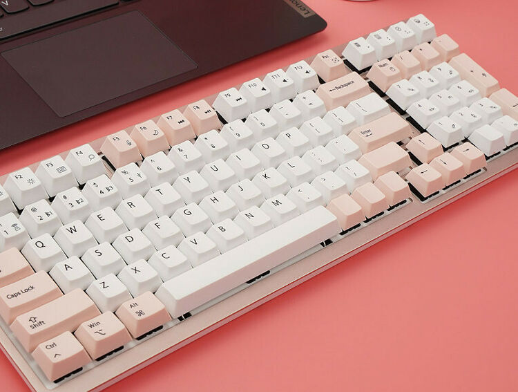 The Keyboard House Maple Pro MX Brown - Rose (AZERTY) (image:2)