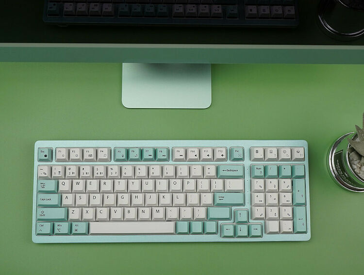 The Keyboard House Maple Pro MX Red - Vert (AZERTY) (image:2)