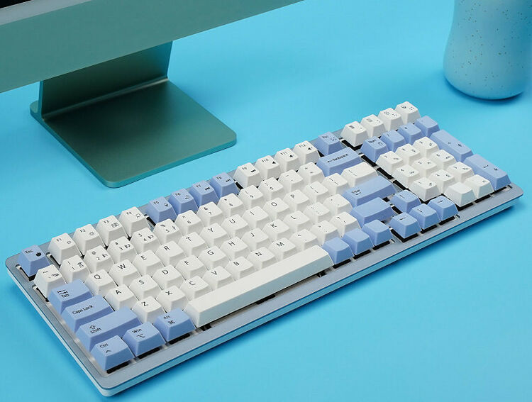 The Keyboard House Maple Pro MX Brown - Bleu (AZERTY) (image:2)