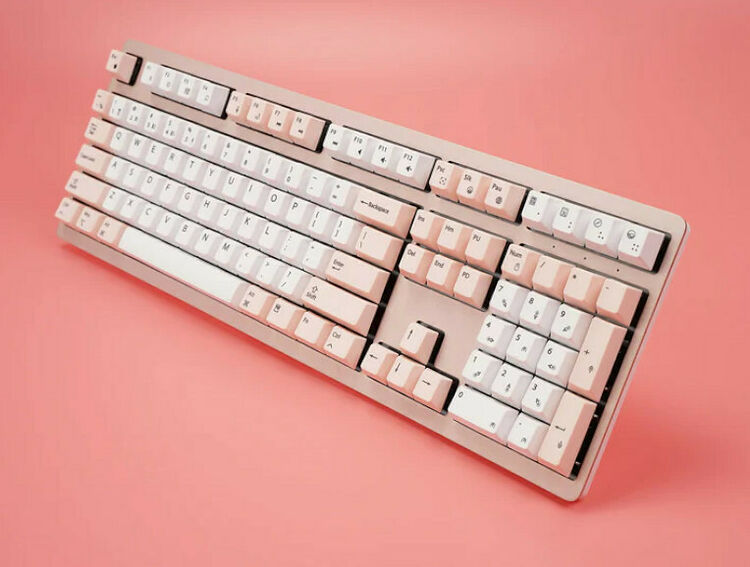 The Keyboard House Pine Pro MX Brown - Rose (AZERTY) (image:2)