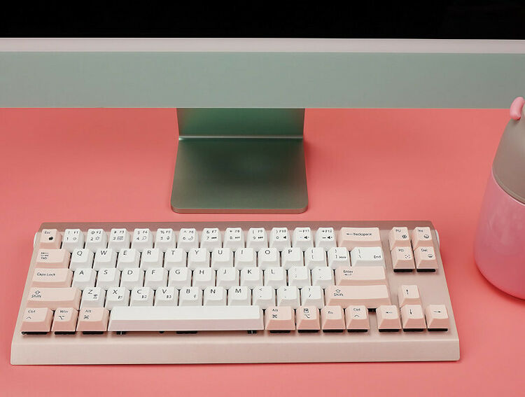 The Keyboard House Gingko Pro MX Brown - Rose (AZERTY) (image:2)