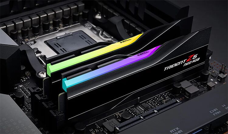 DDR5 G.Skill Trident Z5 Neo RGB - 32 Go (2 x 16 Go) 6400 MHz - CAS 30 (image:2)