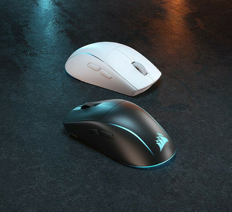 Corsair M75 Wireless (Blanc) (image:2)