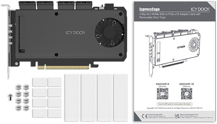 Icy Dock ExpressSlot MB204MP-B (image:1)