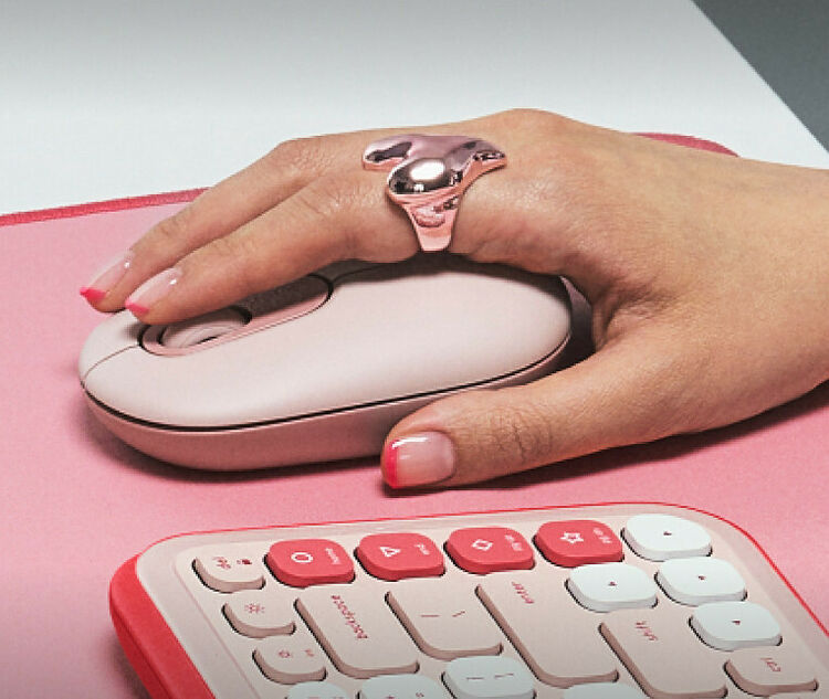 Logitech Pop Icon Mouse - Rose (image:2)