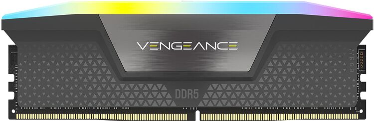 DDR5 Corsair Vengeance RGB Gris - 16 Go 5200 MHz - CAS 40 (image:3)