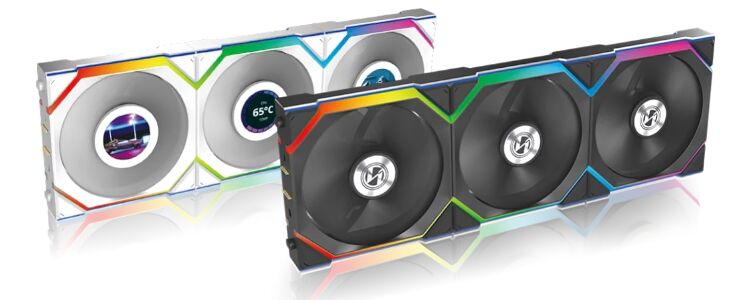 Lian Li Uni Fan SL Wireless LCD Noir - 120 mm (image:2)