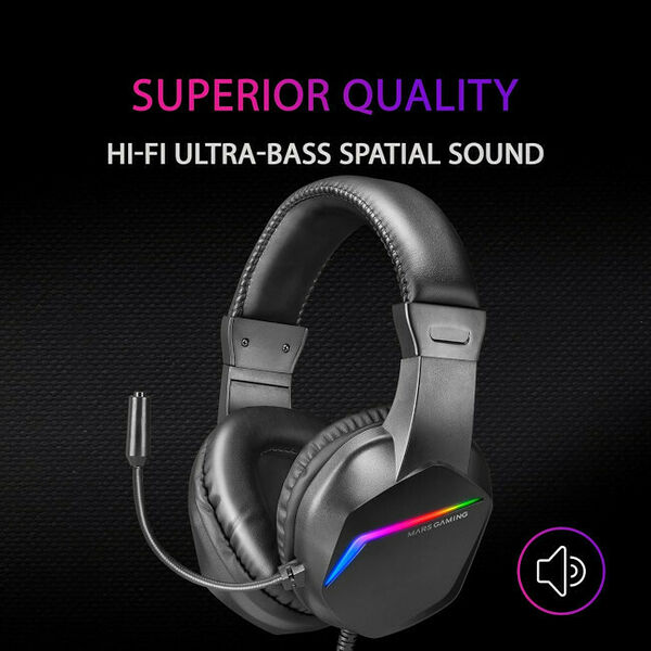 Mars Gaming MH122 - (Noir)