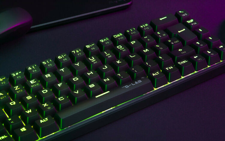 The G-Lab Keyz Titanium - Noir (AZERTY) (image:2)