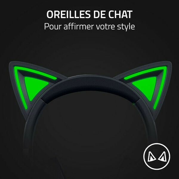 Razer Kraken Kitty V2 - Noir