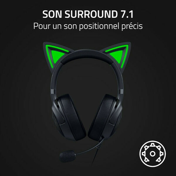 Razer Kraken Kitty V2 - Noir