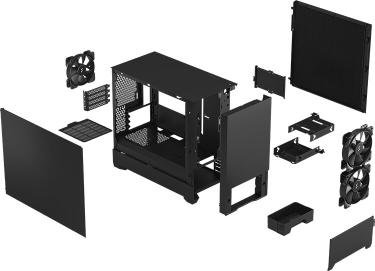 Fractal Design Pop Mini Silent Solid - Noir (image:3)