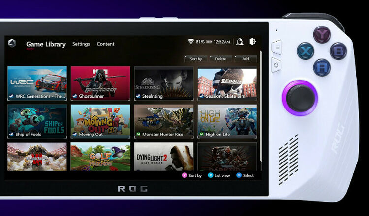 Asus ROG Ally Z1 Extrême (RC71L-NH001W) (image:4)