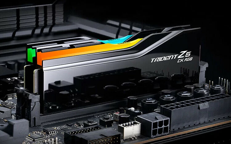 DDR5 G.Skill Trident Z5 CK Noir RGB - 48 Go (2 x 24 Go) 9000 MHz - CAS 42 (image:2)