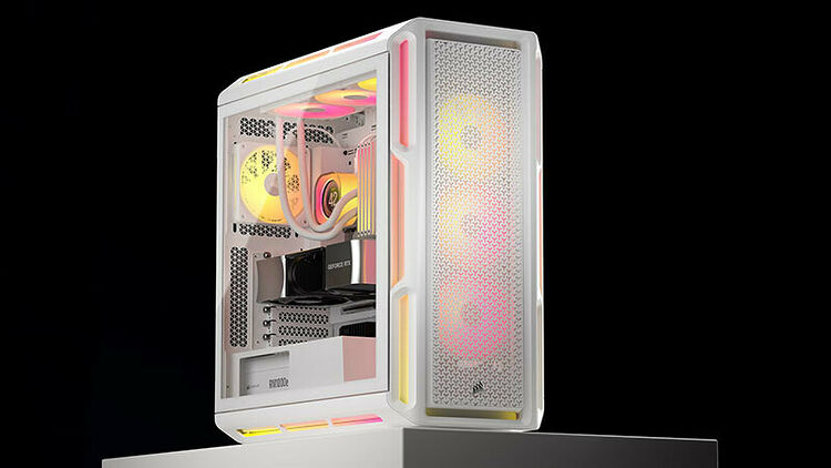 Corsair iCUE 5000T LX RGB - Blanc (image:2)