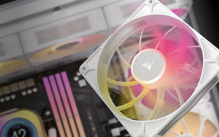 Corsair iCue Link RX120 Max RGB Blanc (Pack de 3) - 120 mm (image:2)