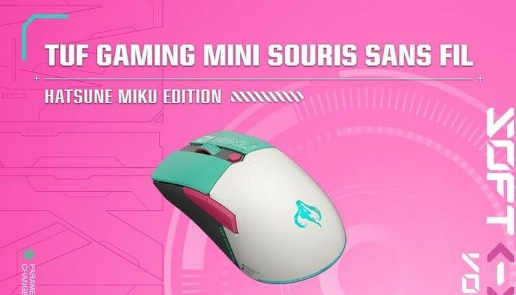 Asus TUF Gaming Mini Wireless Mouse (Hatsune Miku Edition) (image:2)