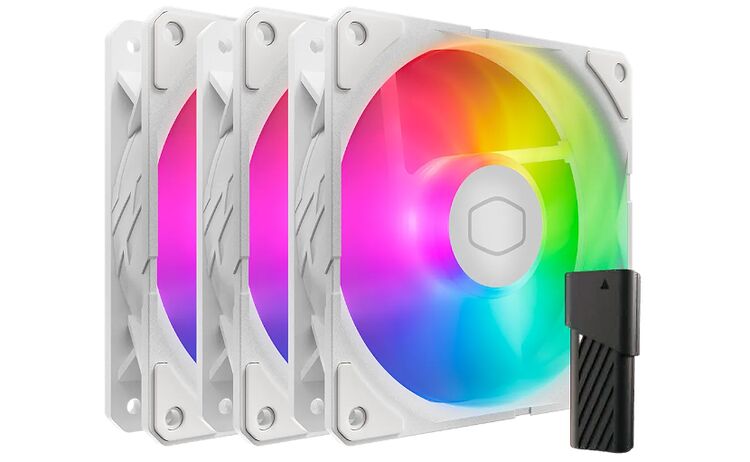 Cooler Master SickleFlow Edge 120 ARGB 3-in-1 - Blanc (image:2)