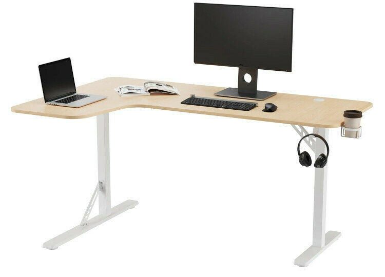 REKT R-Desk 160 L - Wood (image:2)