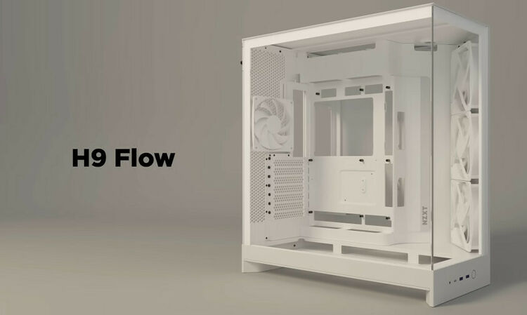 NZXT H9 Flow (2025) - Blanc (image:2)
