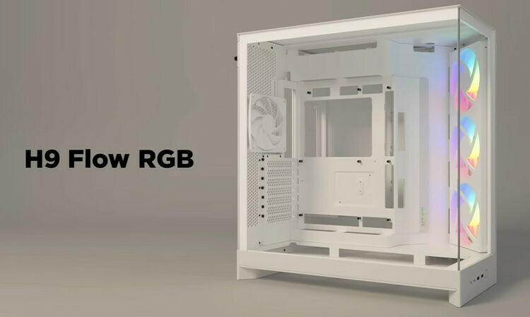 NZXT H9 Flow RGB (2025) - Blanc (image:2)