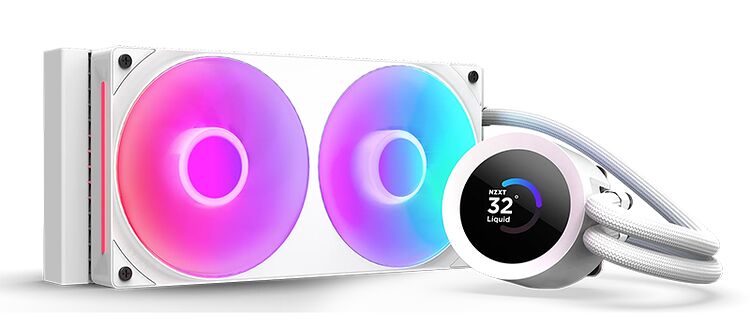 NZXT Kraken Plus 240 RGB - Blanc - 240 mm (image:2)
