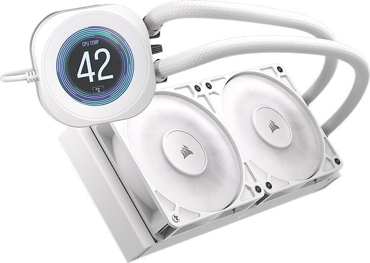Corsair Nautilus RS LCD Blanc - 240 mm (image:2)