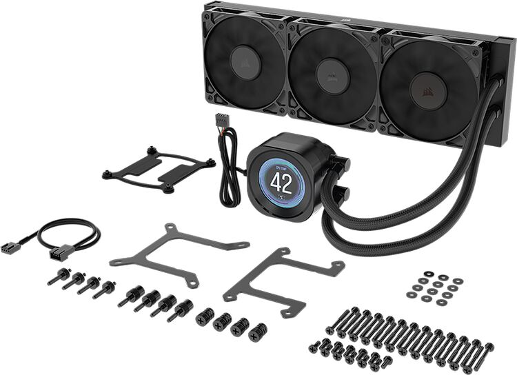 Corsair Nautilus RS LCD Noir - 360 mm (image:1)