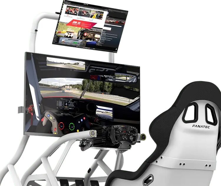 Fanatec GT Cockpit Monitor Stand - Blanc (image:2)