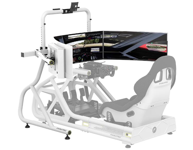 Fanatec GT Cockpit Triple Monitor Expansion Kit - Blanc (image:2)