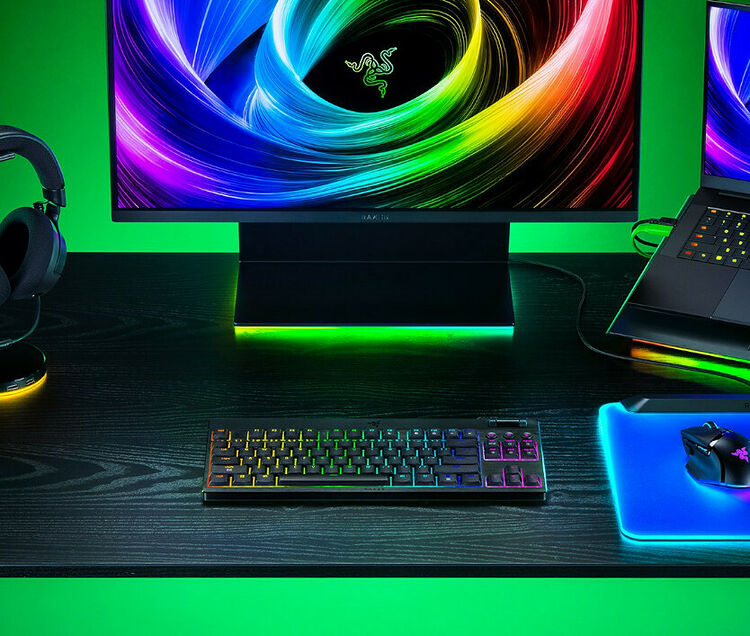 Razer Blackwidow V4 LP TKL Hyperspeed (Switch Razer Orange) (AZERTY) (image:2)