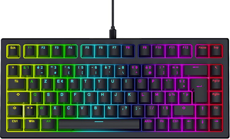 Designed by GG Red Blade 75 Noir (Switchs Red Blood Lite) (AZERTY) (image:2)