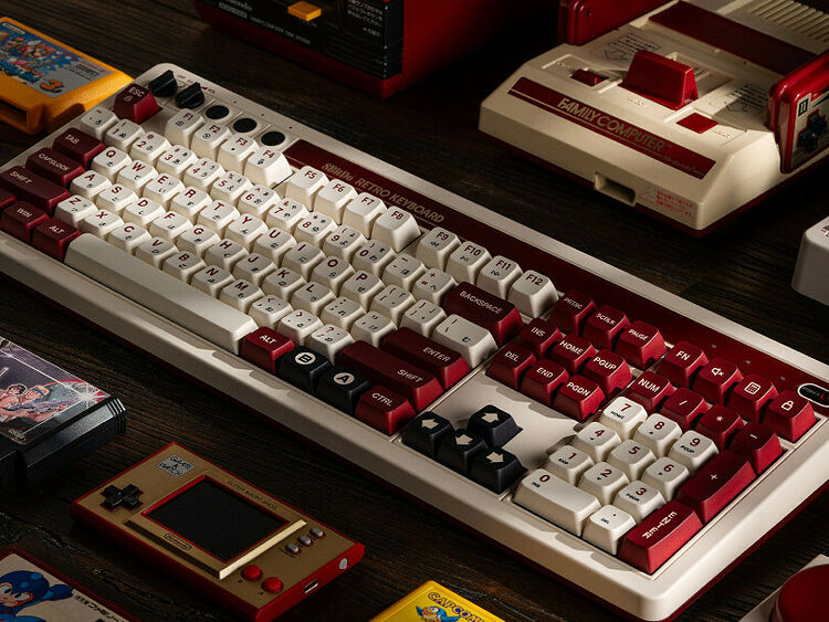8BitDo Retro 108 Famicom Edition (QWERTY) (image:2)