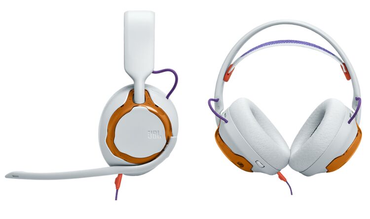 JBL Quantum 250 Blanc / Orange (image:2)